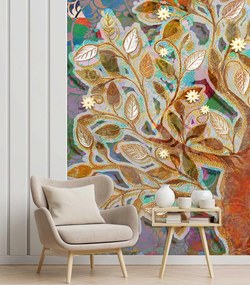 Gario Fotótapéta Arany varázsfa Anyag: Vlies, Méret: 150 x 210 cm