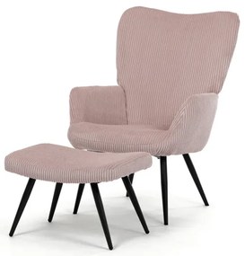 Rózsaszín Corduroy Relax Fotel. AK-L7285 PINK6