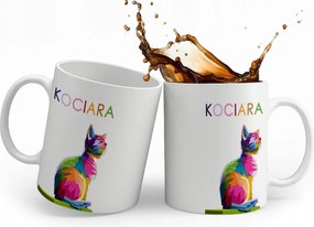 Cicás Bögre Macskákkal A Neveddel