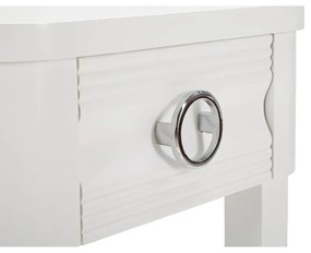 Fehér jegenyefenyő éjjeliszekrény Shine – Mauro Ferretti