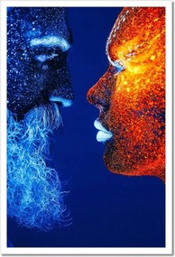 Poszterek keretben 40x60 Hideg Ő forró szex