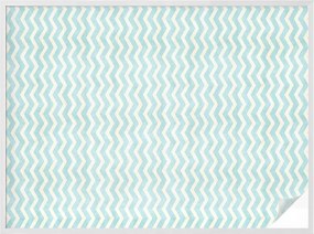 Öntapadós ablakfólia adatvédelem cikk-cakk kék 200x146