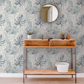 Arthouse Signature 2 Chalky Tropical kék leveles vlies tapéta – 909908
