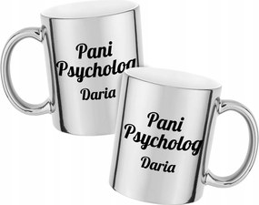 Nyomtatott bögre Pszichológus Asszony Név Ezüst Metál Kreátor