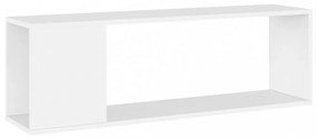 fehér szerelt fa TV-szekrény 100 x 24 x 32 cm
