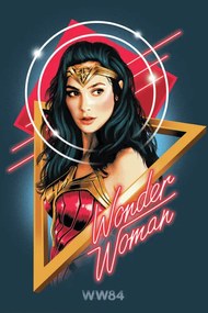 Művészi plakát Wonder Woman - Welcome to the 80s