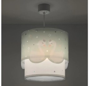 Dalber 61712H - Gyermekcsillár SWEET LOVE 1xE27/60W/230V zöld