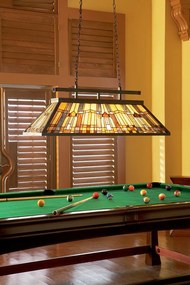 Quoizel klasszikus tiffany csillár inglenook antik bronz színezett elsqz-inglenook-isle
