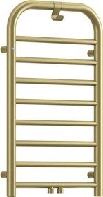 Silia fürdőszoba radiátor 85 cm, szálcsiszolt arany