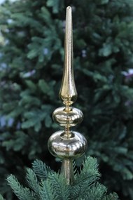 Arany karácsonyfa csúcsdísz 30cm