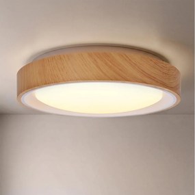 Brilagi - LED mennyezeti lámpa FLOCO LED/24W/230V Ø 30 cm fa/fehér
