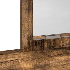 Fésülködőasztal Fiókokkal Füstölt Tölgy 100x41x140 cm