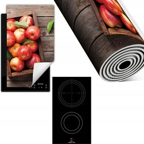 Indukciós Védőszőnyeg Konyhapult 30x52 Alma fa