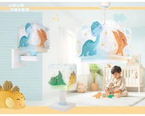 Dalber 63459 - Gyermek fali lámpa BABY DINOS 1xE27/15W/230V színes