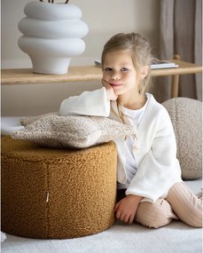 Világosbarna buklé párna gyerek kanapéhoz Star – Wigiwama