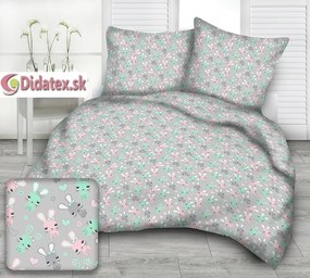 NYUSZI 3 gyermek pamut ágynemű Ágynemű mérete: 90x135 cm, A csomag tartalma: Készletcsomagolás