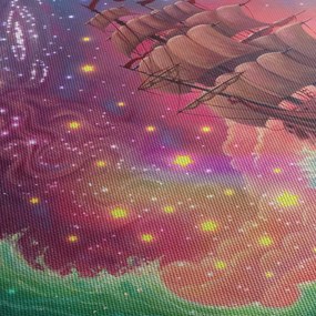 Kép - Hajó űr égbolttal (120x50 cm)