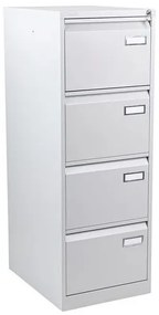 A4 Manutan Expert Kuch egysoros fém iratrendező, 4 fiók, szürke