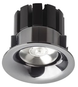 RENDL SHARM BASE zápustná černý chrom 230V LED 10W 24° 3000K