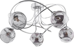 Dar Lighting modern mennyezeti lámpa onawa csiszolt króm darona5450-15