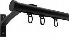 Apartman Sínkarnis Alu 20 mm Fekete 300 cm kpl biztosítótű