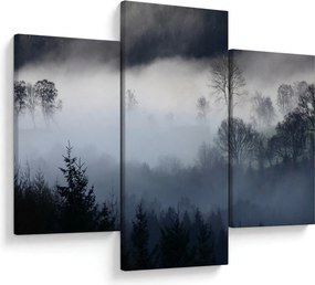 A köd képe az erdő felett (90x60 cm)