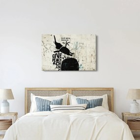 Kép - Slon nad zemou (90x60 cm)