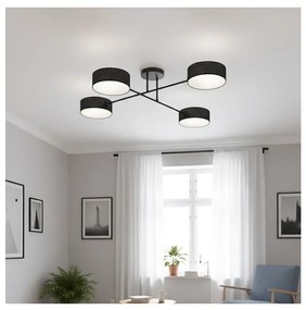 Felületre szerelhető csillár MAGA 4xE14/10W/230V fekete