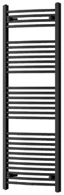 Egyenes törölközőszárító radiátor 1600x600 mm fekete