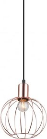 Italux GERVAIS MDM-3344/1 BK+COP Függőlámpa 1x40W/E27