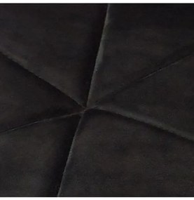 Bársony étkezőszékek 4db fekete CARBON