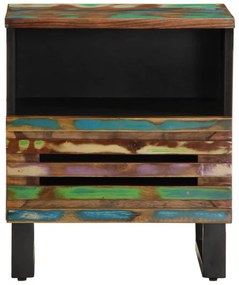 vidaXL 2 db tömör újrahasznosított fa éjjeliszekrény 40 x 34 x 46 cm