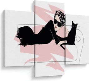 Kép - Fashion lady (90x60 cm)