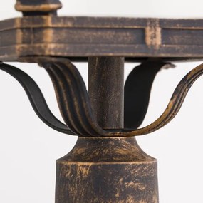 Orion - AIKO kültéri lámpa 1xE27/60W/230V 115 cm IP23 bronz/patina