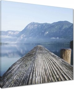 Vászonkép 70x70 Hegyi kilátás