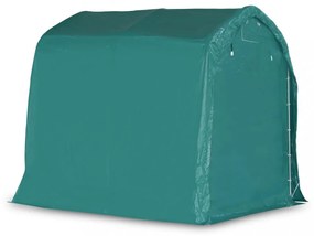 zöld PVC sátorgarázs 1,6 x 2,4 m