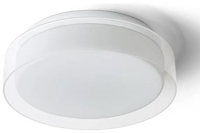 RENDL R13685 VENICE LED felületre szerelhető lámpatest, fürdőszoba IP44 tiszta üveg/opál üveg/króm