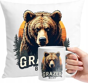 Bögre Szett Macis Párna Személyre Szabható Ajándék Szöveg