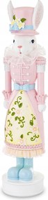 Húsvéti figura nyuszi figura pasztell hölgy 59x14x15cm Art-Pol 183148