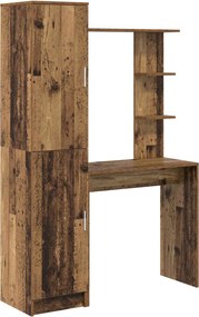 vidaXL Asztal 2 pcs Öreg fa