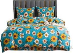 Kétszemélyes ágyneműhuzat garnitúra 220x200 2 70x80 Napraforgó Ágyneműhuzat