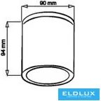 ELDLUX H94-N Modern Kültéri Mennyezeti Lámpa IP44