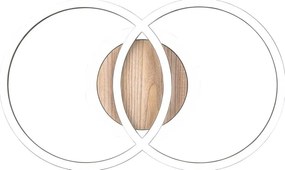 Fekete-barna LED szabályozható mennyezeti lámpa 28x46 cm Giro – Trio