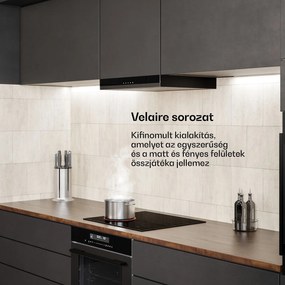 Klarstein Velaire üvegkerámia főzőlap, elegáns, minimalista, erőteljes, 4 főzőzóna, 6700 W, 60 cm
