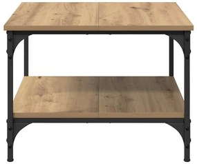 vidaXL Dohányzóasztal Artisan tölgy 55 x 55 x 40 cm Faanyag