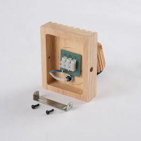 Brilagi - Falra szerelhető spotlámpa HYGGE 1xE14/15W/230V gumifa/füstszínű