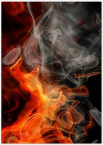 Poszterek A4 Pion Tűz füst