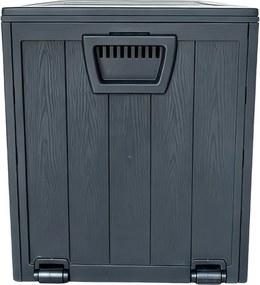 Kerti tároló box 112x49x54 cm, műanyag, szürke, AZB-G2075 GREY
