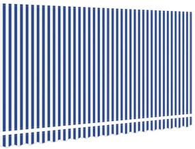 Napellenző Csere Anyag 4x2 m-es Kerethez Kék és Fehér