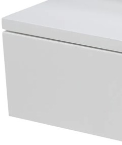 AVA éjjeli szekrényke, fehér színben